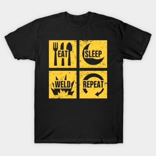 Eat, Sleep, Weld | Funny Welder Gift T-Shirt